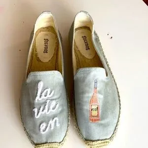 La vie en rose espadrilles best sale